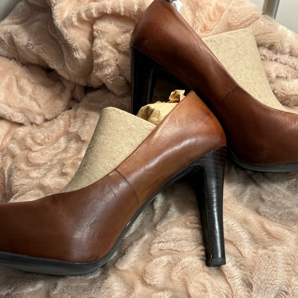 Franco Sarto platform stiletto size 9 brown new - Picture 4 of 5